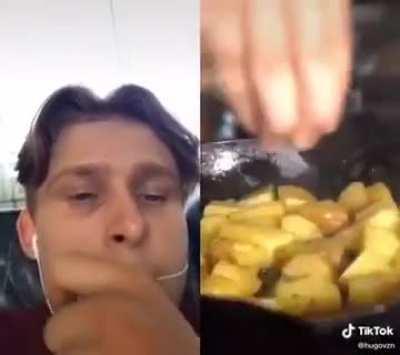 Enjoy this Quebecer reacting to someone making 