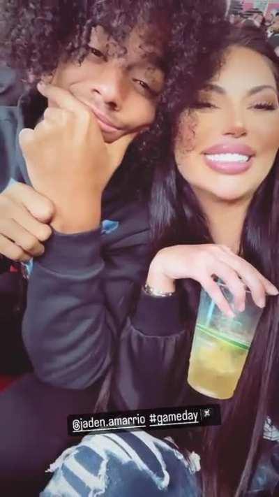 this boy is so lucky to have such a mother