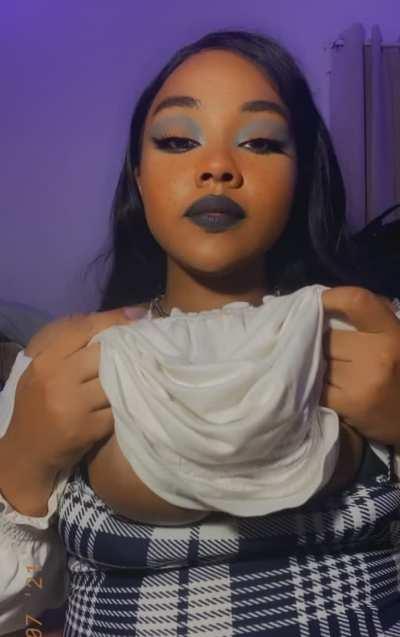 Heres something for those Monday Blues ;)— Your Blasian GF oc