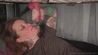 Amelia helps herself to perfect cock!