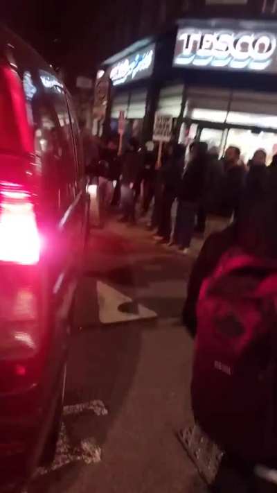 Uber strike in Leicester