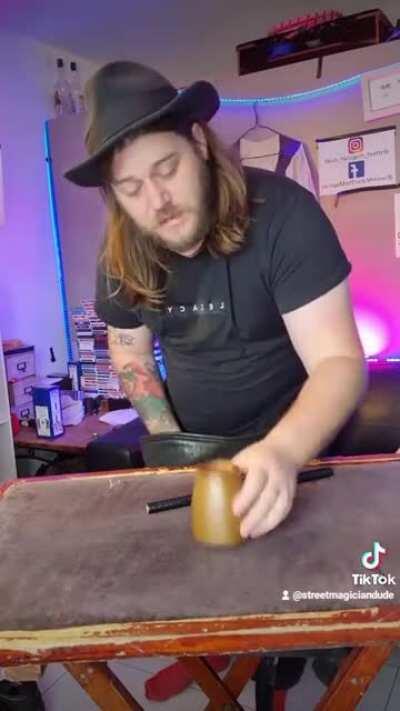 Jason maher doing the oldest trick in the world!!!!