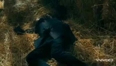 The Shooting scene but mmm whatcha say is playing in the background