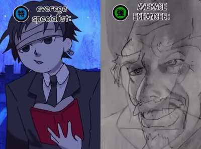 |Average Specialist vs. Average Enhancer|