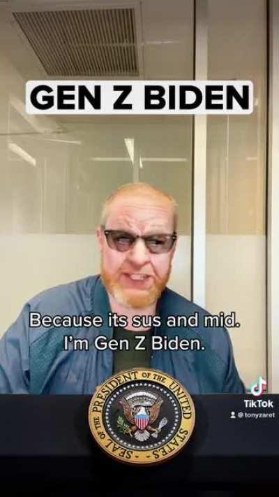 New Political Satire: “Gen Z Biden”!