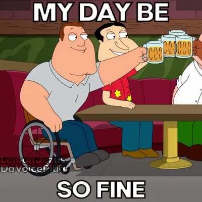 My day was going so well...