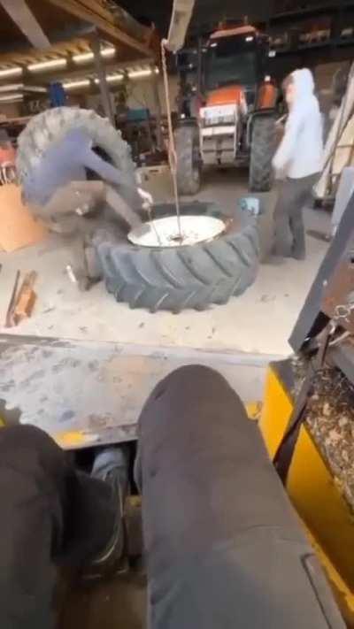 Tire Bust...