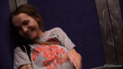 Pure bliss on her face