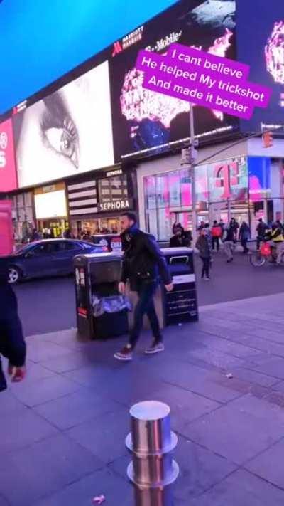 Dude in the correct place