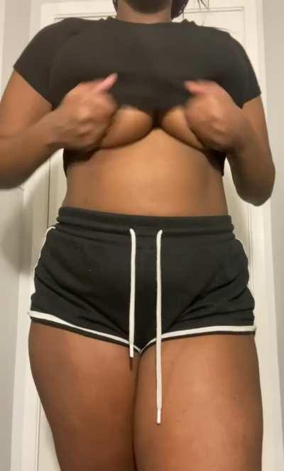 I wonder if black makes my boobs look smaller…