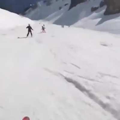 Skiing can be pretty life threatening