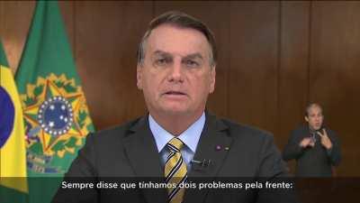 Dei uma corrigida no pronunciamento de hoje