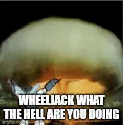 Wheeljack causing the ark to explode.