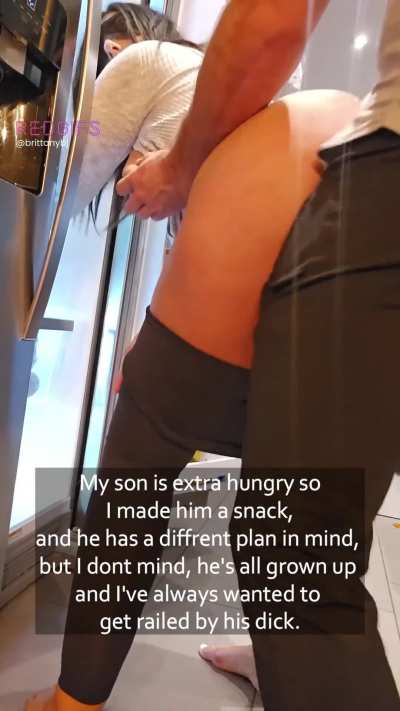 This is how I satisfy my stepson when hes hungry