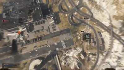 Don’t try to ride your load out to the ground kids.