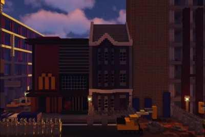 The Sad TRUTH about Buildings in minecraft - a stop motion movie I made