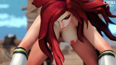 Miss Fortune's pole dance (Chikipiko)