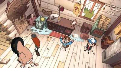 Mabel reinacts Snakes on a Plane.