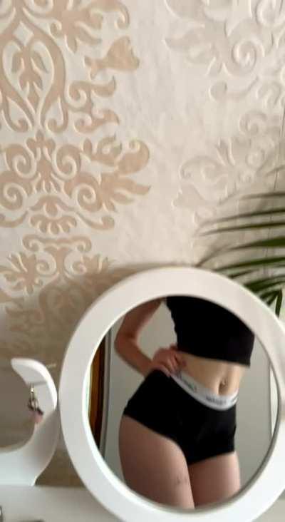 Me in my new gym outfit