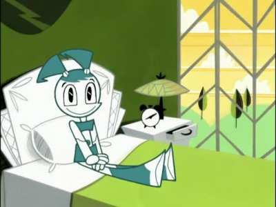 A gif I made of Jenny waiting