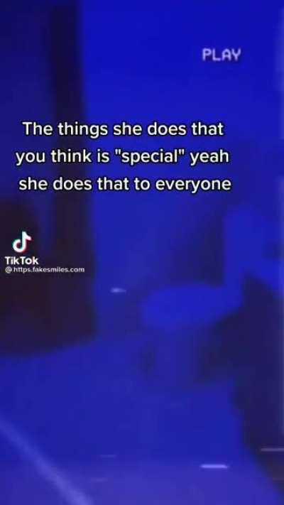 I guess she was just being nice.