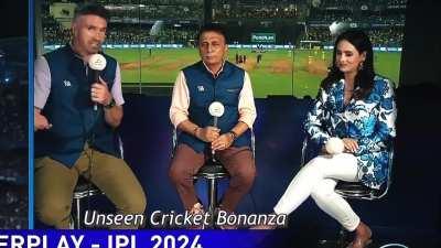 Gavaskar trashing Hardik's bowling and captaincy in mid innings review. 