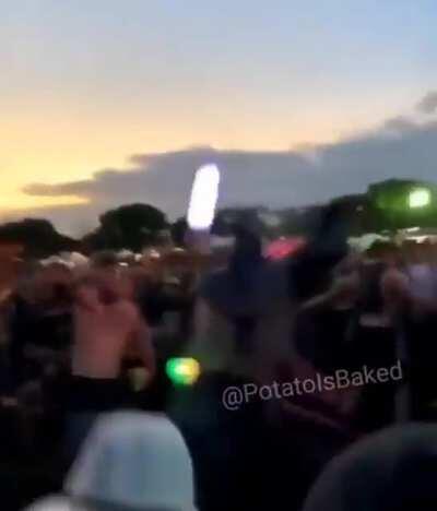 A powerful mage showing off his magic in front of normies.