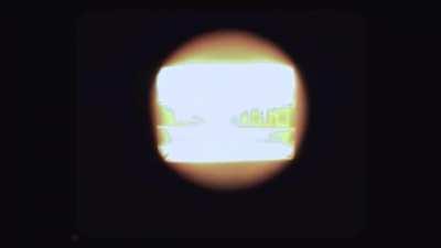 What type of audio/video sync device was used for this Bruce Lee screen test?