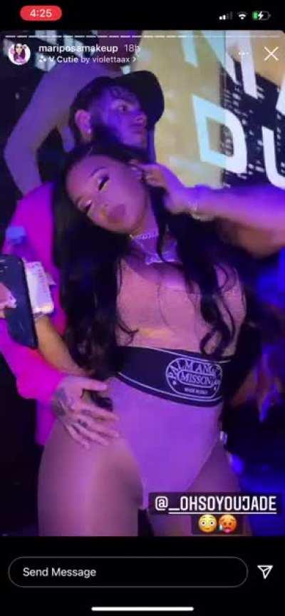 Ohsoypujade nip slip on insta story