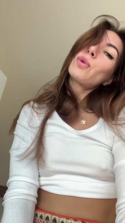 My pussy can’t stand being caged in panties :)