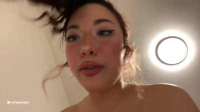 titty slip while streaming (her name is iiinubs on twitch)