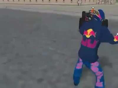 Red Bull fans whenever Max wins a race