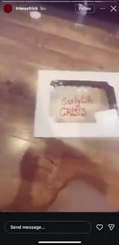 Nettspend sent a lucky fan the cake from the final ELC promo video 😭😭🔥🔥