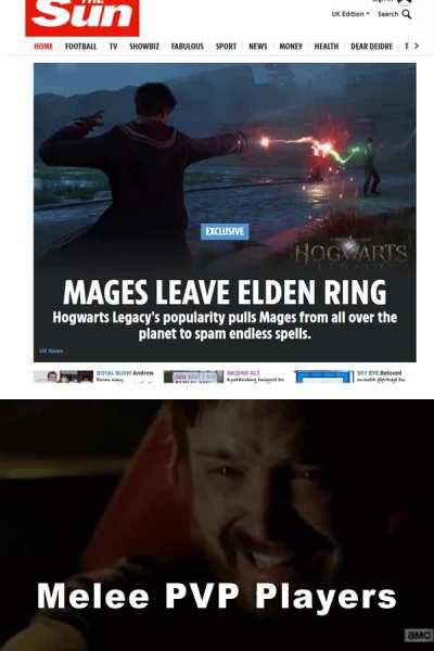 Mages go pew pew to Hogwarts