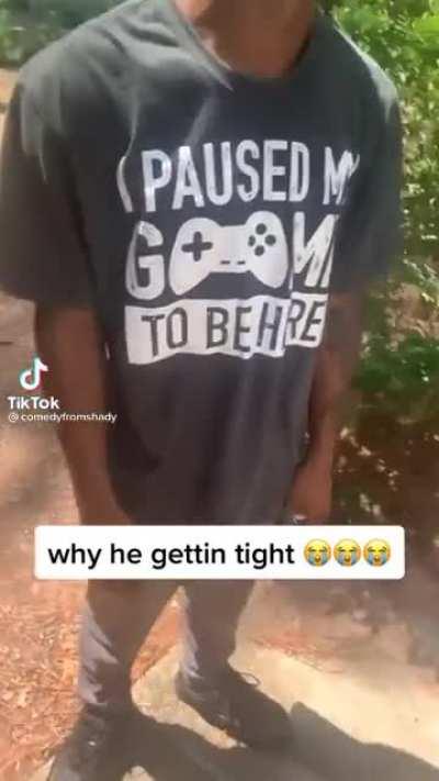 Bro said he paused his game to be here🤣