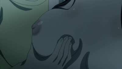 Passionate touching her boobs (To love ru)