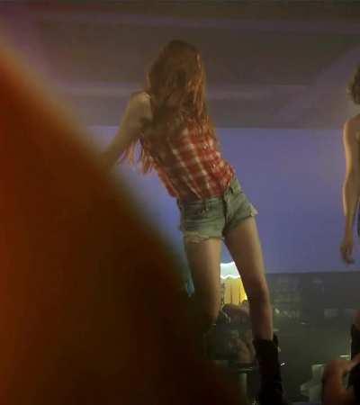 Karen Gillan dancing, grinding and shaking her ass
