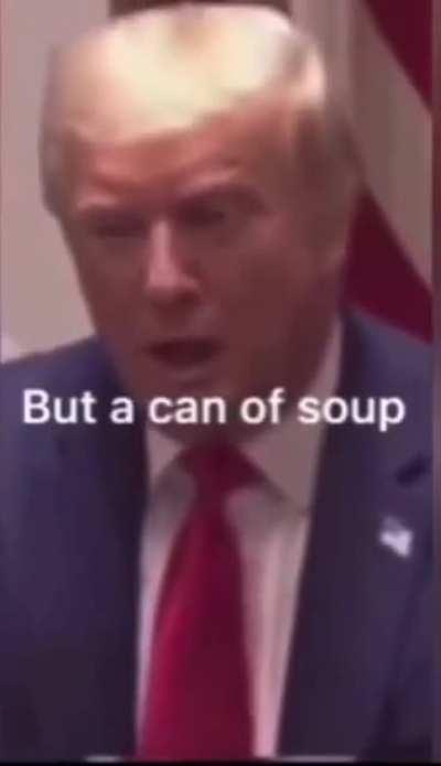 But a can of soup