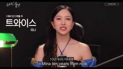 210702 [Hello Future Ep9] Twice sends a message to themselves 10 years in the future