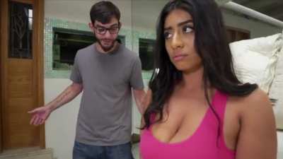 Violet Catches Her Step-Bro Red Handed