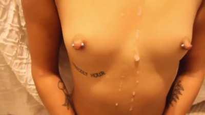 She tries to play it off, but the look at the end says it all