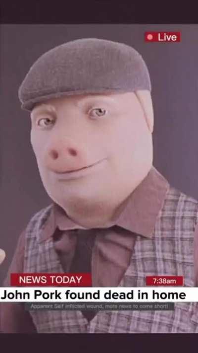 Fly high John Pork 🕊️