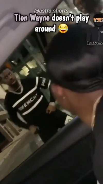 Tion Wayne instantly on smoke! 