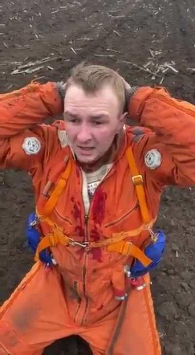 Russian helicopter pilot captured in Mykolaiv, Ukraine