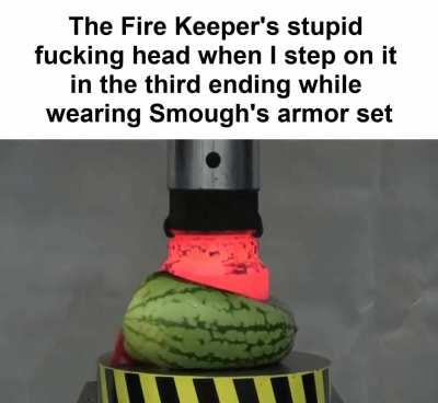 The Ember makes the metal searing hot but she shouldn't complain when she likes the fire so much