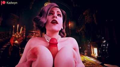 Lady Dimitrescu boobjob (Kadwyn) [Resident Evil]