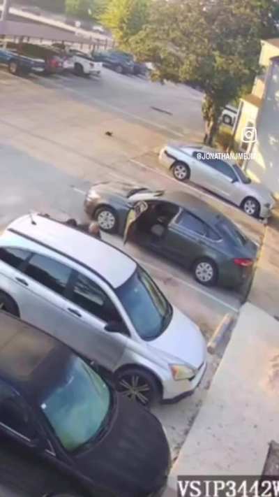 ICE secret police in plainclothes abducted Sindi Moreno as she was leaving to drop her daughter off at elementary school in Houston, TX. Surveillance and cell footage shows the agent in civilian clothing assault and attempt to kidnap Sindi as she and her 