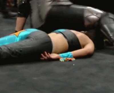 Nia Makes Bayley's Ass Quake.