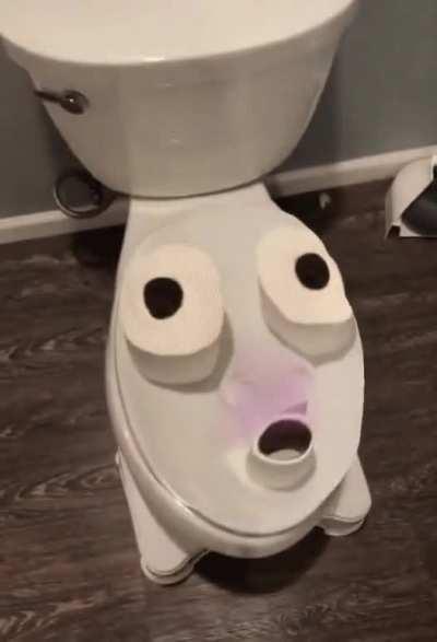 Filters recognized these three holes as a face...