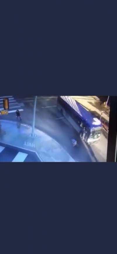 Pedestrian collision involving ETS 109st & Jasper Ave. Condition of injured pedestrian unknown